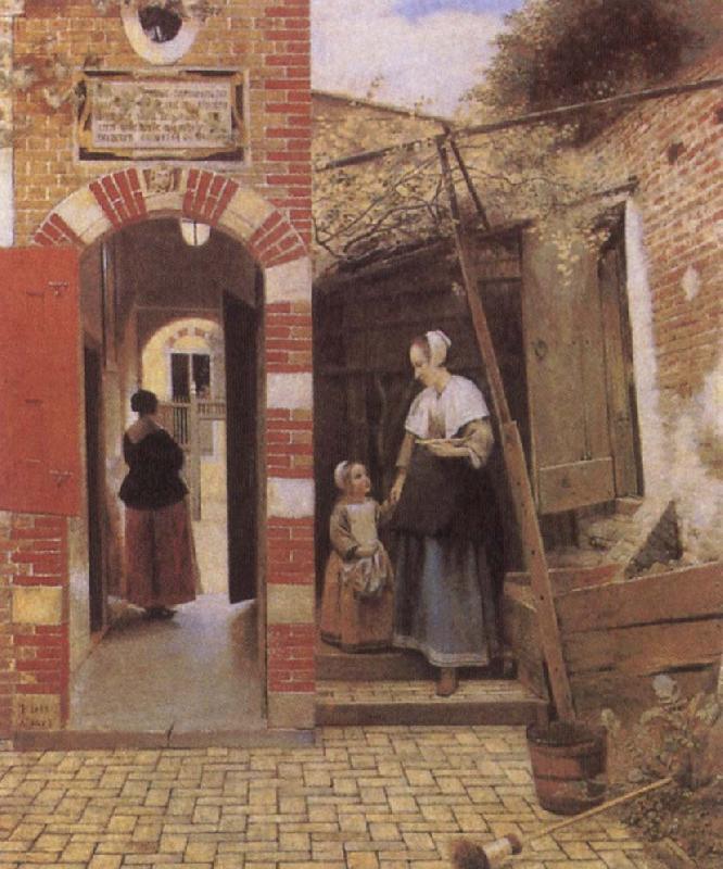 Pieter de Hooch The Countyard of a House in Delf